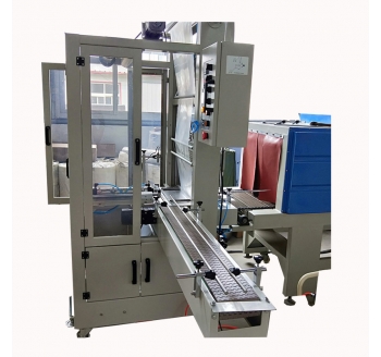 袖口式全自動高效封切熱收縮包裝機鯨鵬機械誠招代理